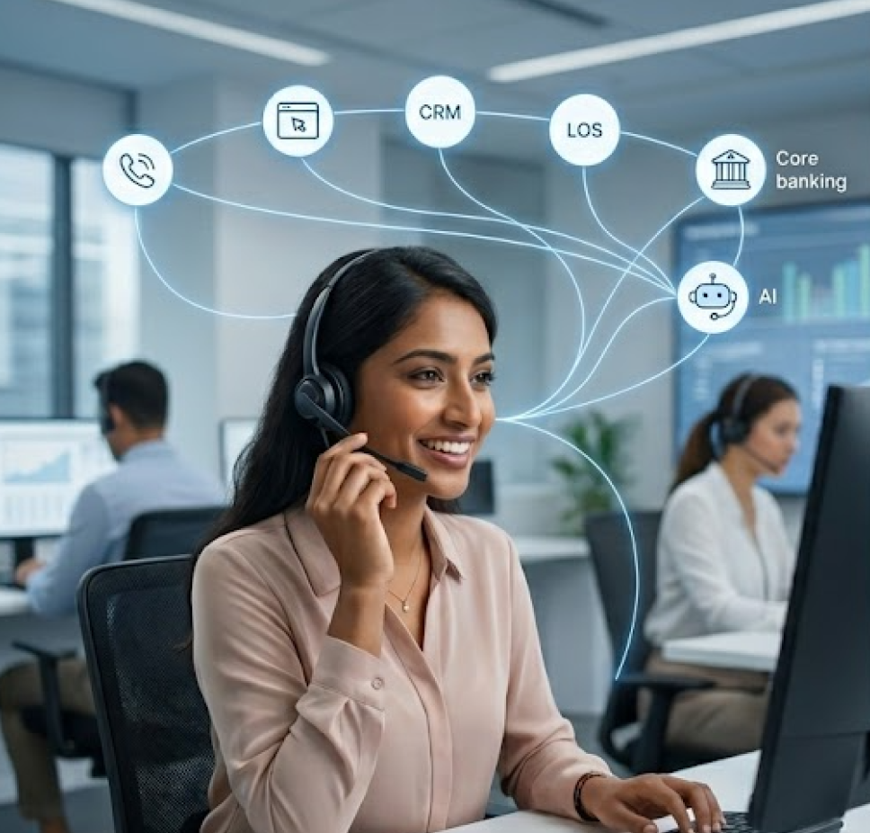 Frontline agent assisted by FinRank